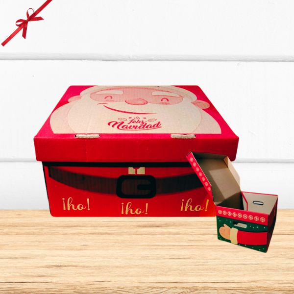 Cajas kraft navideñas